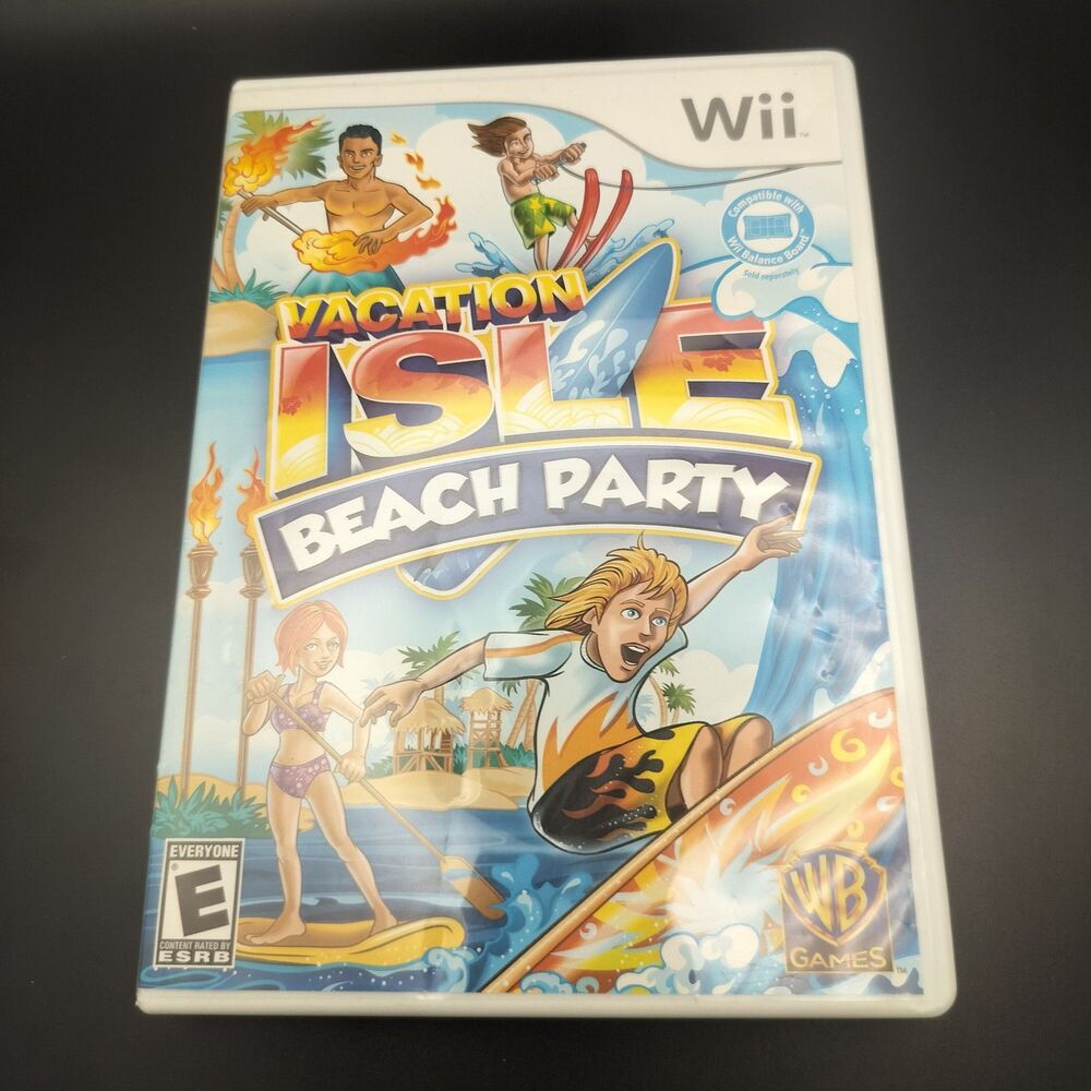 Vacation Isle Beach Party Nintendo Wii Game WB Games